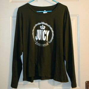 Juicy By Juicy Couture Womens Plus Long Sleeve T-Shirt